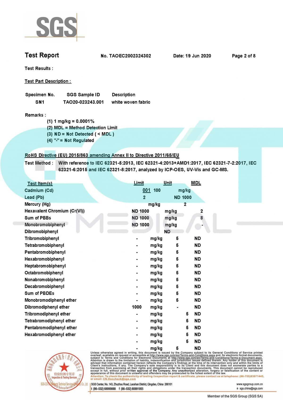 เอกสาร PP NONWOVEN FABRIC SGS test report_Page_2