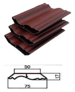 บัวฝ้า PVC ลามิเนต 01