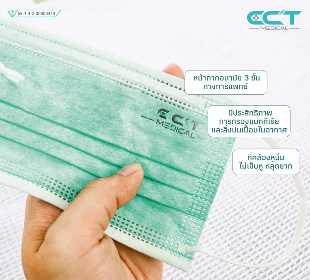 ราคาหน้ากากอนามัย แมส 3 ชั้น ราคาส่ง ผลิตในไทย มี อย. ปี 2567
